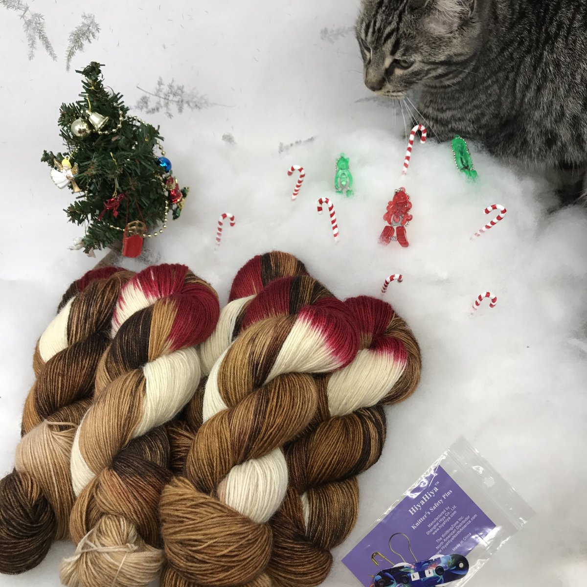 Day 11 is up! Get your own Rudolph the Red Nosed Reindeer kit before the Christmas Sprite kitten steals them all!! ancientartsfibre.com/12DaysOfChrist…

#ancientartsyarn #12daysofchristmas #knitting #handdyedyarn #makesomething #knitting #crochet