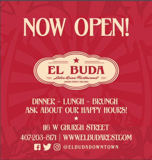 cheftrevino's tweet photo. Church Street is Rocking ! @ELBUDADOWNTOWN1 is ready for you ! @ChurchStOrlando in ultra cool @DWNTWN_ORLANDO Come Eat ! https://t.co/UvRmFXh6Tk