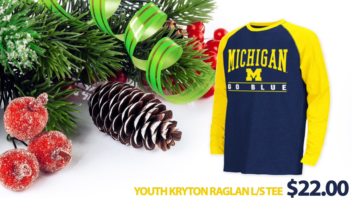 BuckWolvShop's tweet photo. Attention, Michigan moms! If you have a picky boy to shop for, check out this long sleeve that's currently on sale on our website: https://t.co/9oGylCdAuy

#GoBlue #Wolverines #umich #Michigan https://t.co/SeUm1ulXti