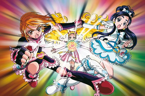 2) Futari wa Precure Max Heart-Sequel to FW. As the girls prepare for their last year of middle school, the arrival of a new friend and the return of old enemies force them to transform again!-Story centers on finding your purpose.-Very exciting action scenes-Has 2 movies