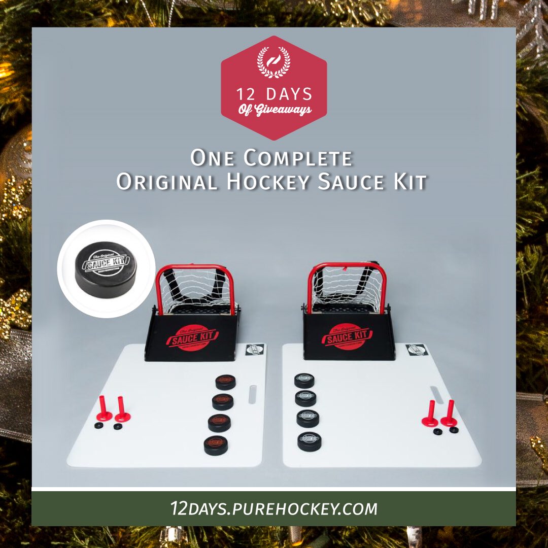 The first gift of Christmas is...an OG Sauce kit!

We’re giving this away right now! Make sure you’re signed up @ 12days.purehockey.com for a chance to win!

To increase your odds, favorite this tweet, and tag a buddy that you’d sauce with!

Winner announced in the AM 🎅🎅