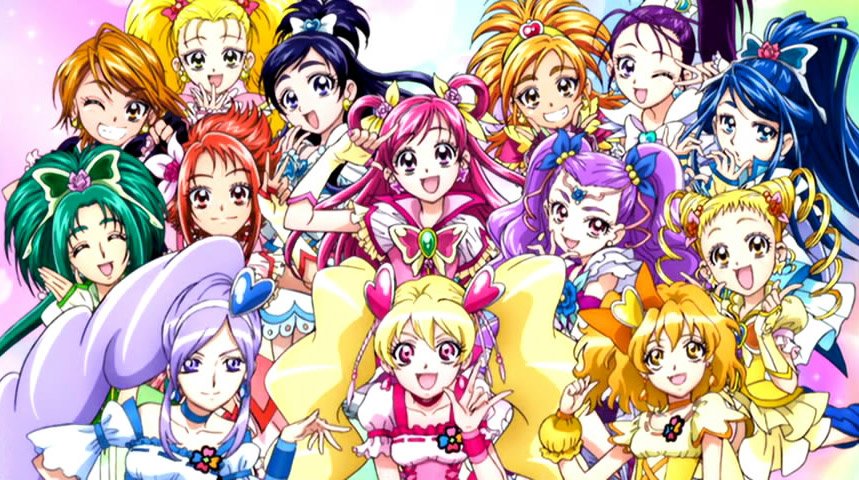 A) Precure All Stars-Starting with Fresh, every season is accompanied with a crossover movie featuring every heroines in the series so far! This went on up until 2017.