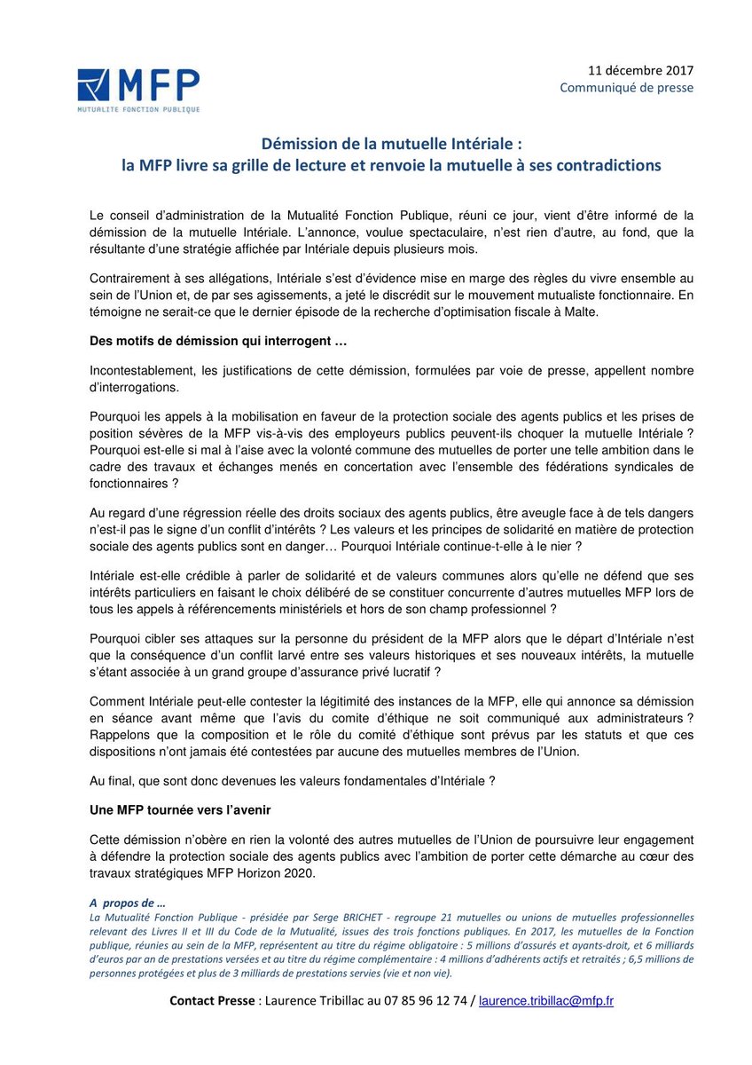 SLPFO_Grasse's tweet image. #MFP #interiale