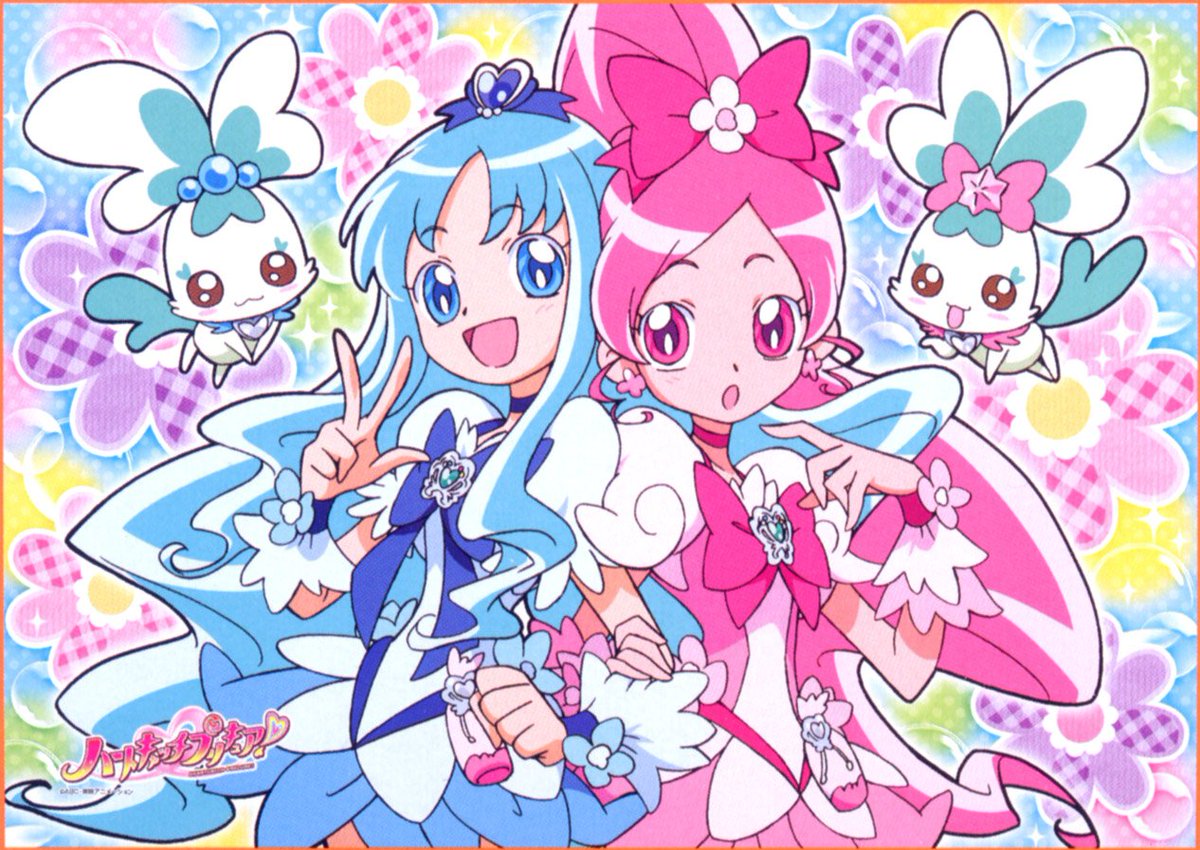 7)Heartcatch Precure-A girl finds herself dreaming of a great tree and the warrior defending it. Naturally it doesn't take her long to realize it was no dream...-Big fan favourite-Art director is Doremi's Umakoshi-Flower motif-Theme is learning to grow and change yourself