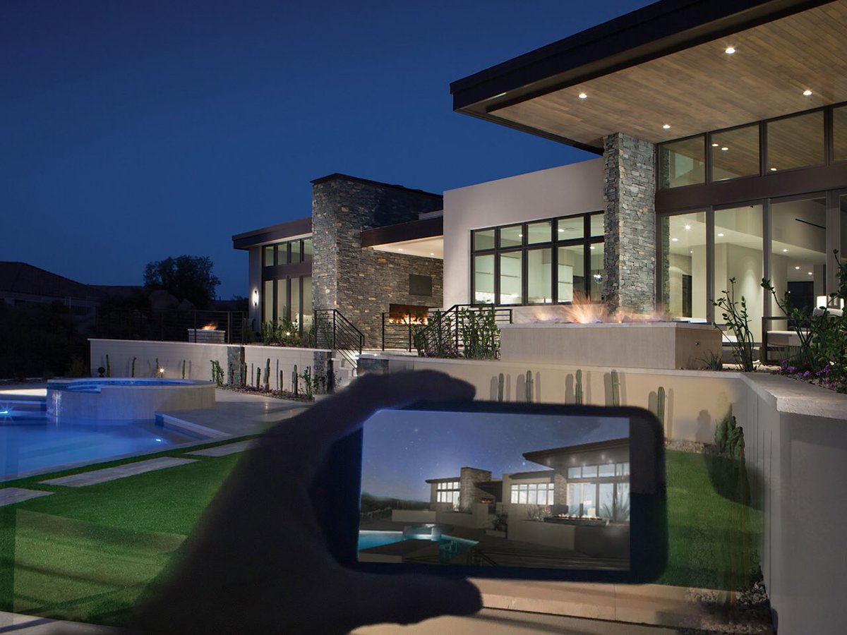AspectFineHomes's tweet photo. From concept to reality. @PHXArchitecture @JLDAtweet @aspectfinehomes @LiquidEvolution #CraftDesignBuild #AspectFineHomes https://t.co/G7in9eOPPI