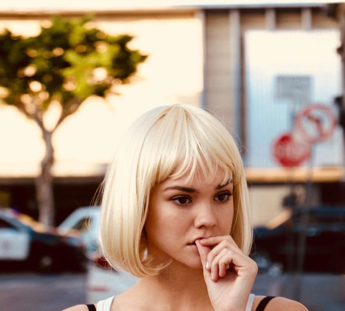 My sister is one of the most talented people I know. She also supports nearly every idea I have. So that’s why she looks like this in my new short.