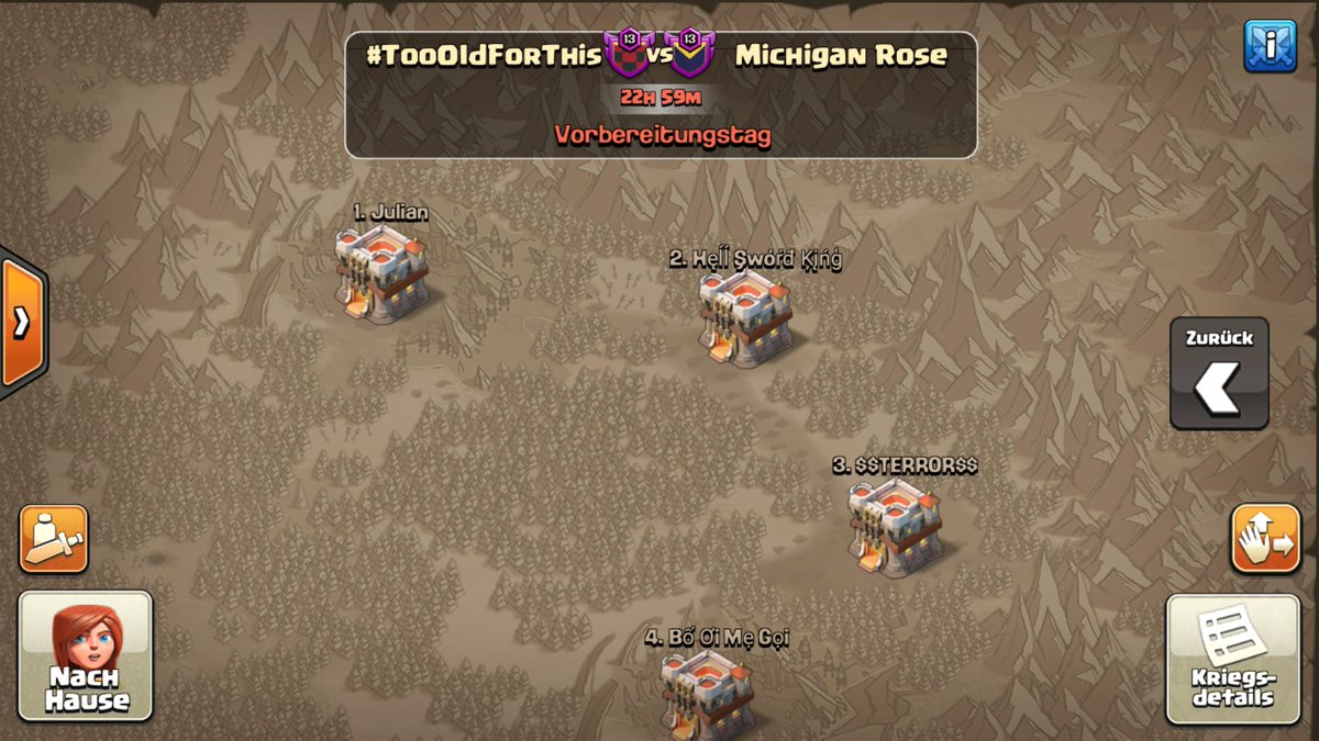 <a href="/Michigan_Rose/">Michigan Rose</a> as opponents during Potluck. Nice one! Great preparation for <a href="/thegermanleague/">GermanMajorLeague</a> kickoff next week and even more for the upcoming MLCW week3 war. Good luck Guys. Lets see what we can do against a CWL Rising clan. lets go <a href="/MinerLeagueCW/">MLCW</a> !!!