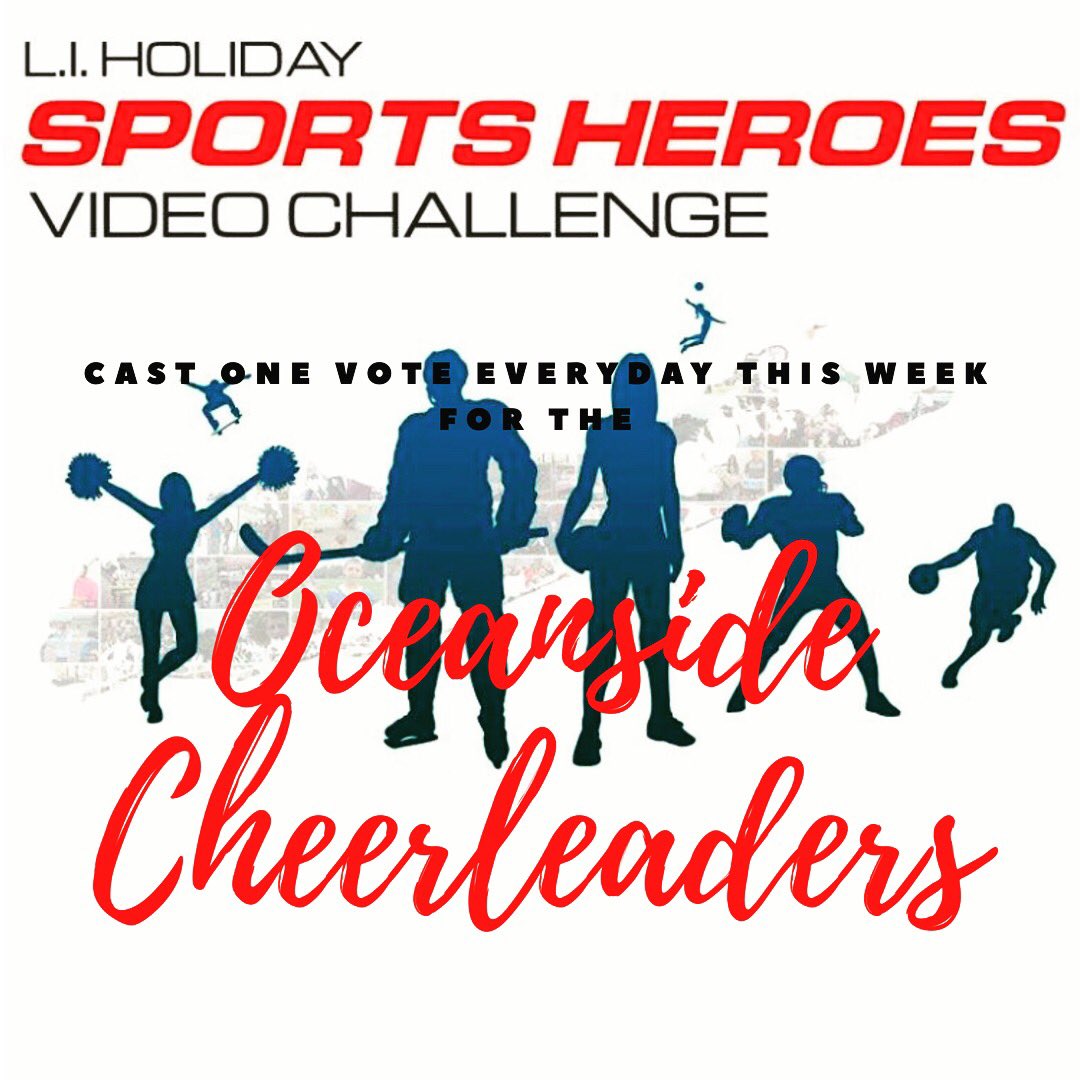 Oceanside Cheer (@oceanside_cheer) on Twitter photo Vote for your OHS Cheerleaders to be the L.I. Holiday Sports Heroes! Visit the link, search Oceanside, and cast your vote every day this week! Each email can vote once per day! Please share with family and friends! <a href="/OSchoolsPR/">Oceanside School District #OSD_NY</a> <a href="/OHSSAO/">OHS Stdt Activities</a> <a href="/Oceanside_NY_/">Oceanside, NY</a>
teamup4community.org/li-holiday-spo… Vote for your OHS Cheerleaders to be the L.I. Holiday Sports Heroes! Visit the link, search Oceanside, and cast your vote every day this week! Each email can vote once per day! Please share with family and friends! <a href="/OSchoolsPR/">Oceanside School District #OSD_NY</a> <a href="/OHSSAO/">OHS Stdt Activities</a> <a href="/Oceanside_NY_/">Oceanside, NY</a>
teamup4community.org/li-holiday-spo…