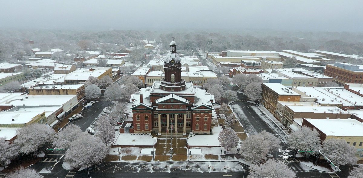 Snow Covered Newnan, GA