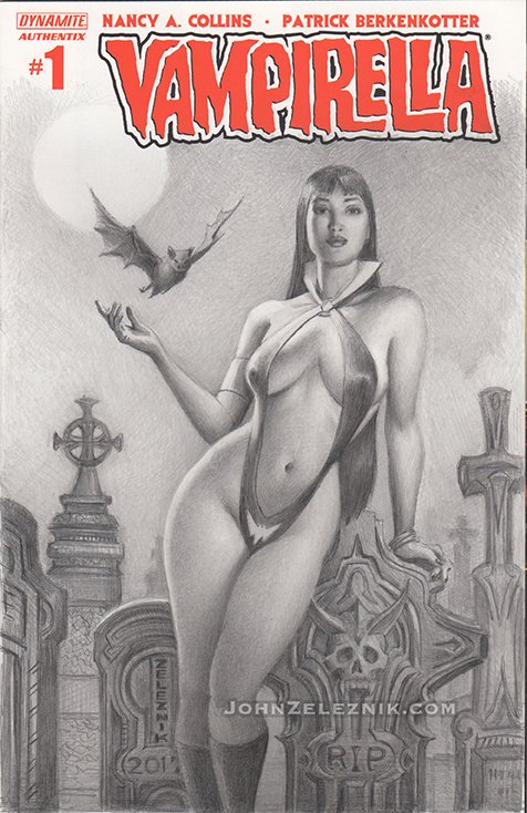 Vampirella blank comic cover commission
#vampirella #femalevampire #pinupart #blankcomic #commission #graphitedrawing #sexygirl #dynamitecomice #pencilart #tombstones #graveyard #flyingbat