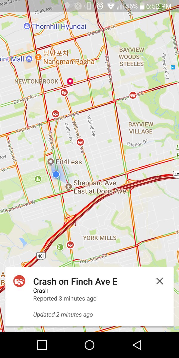 jesteringjester's tweet photo. 7 accidents around me? Really? Do people just magically forget how to drive the moment any sort of precipitation starts dropping from the sky...? Slow down ppl ur not driving a lifted truck with studs. https://t.co/azACSbuNt3