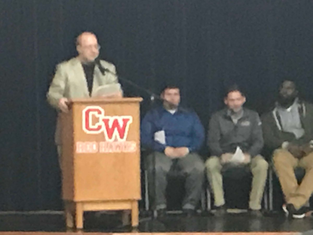 Voice of the Red Hawks Amp Herrell recognizing Dickson Drive Now players of the week-Sam Askins, Garret Dolinich, Chase Clotz, Kendall Lyles, Timothy Randolph, Will Secker, Garrett Stansberry, Colton Stewart and JR Rubio