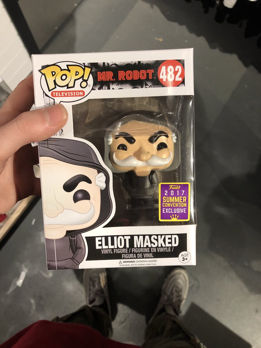 Funko pop Mr. Robot Elliot Masked summer convention Exclusive no