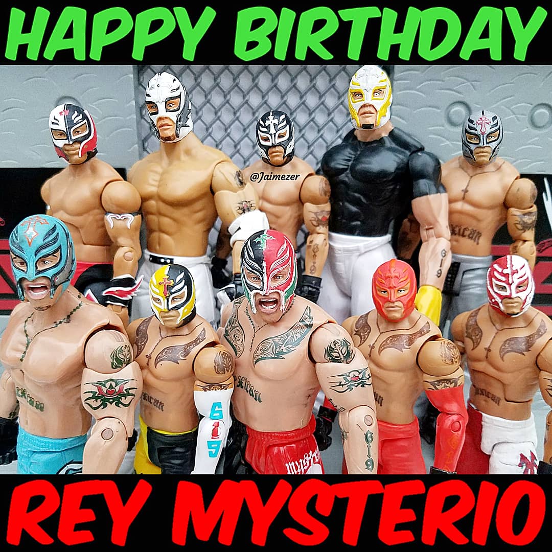 Happy Birthday to the wrestler that got me into wrestling, Rey Mysterio!   