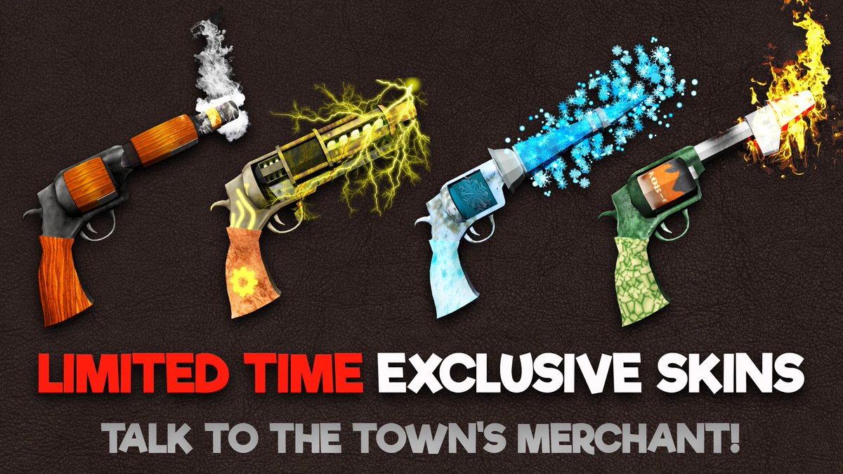 Novaly Studios On Twitter Limited Time Premium Legendary Revolvers Are Out Many More Are Arriving To The Merchant This Week And The Week After Talk To The Merchant At The Lobby - code for wild revolver roblox