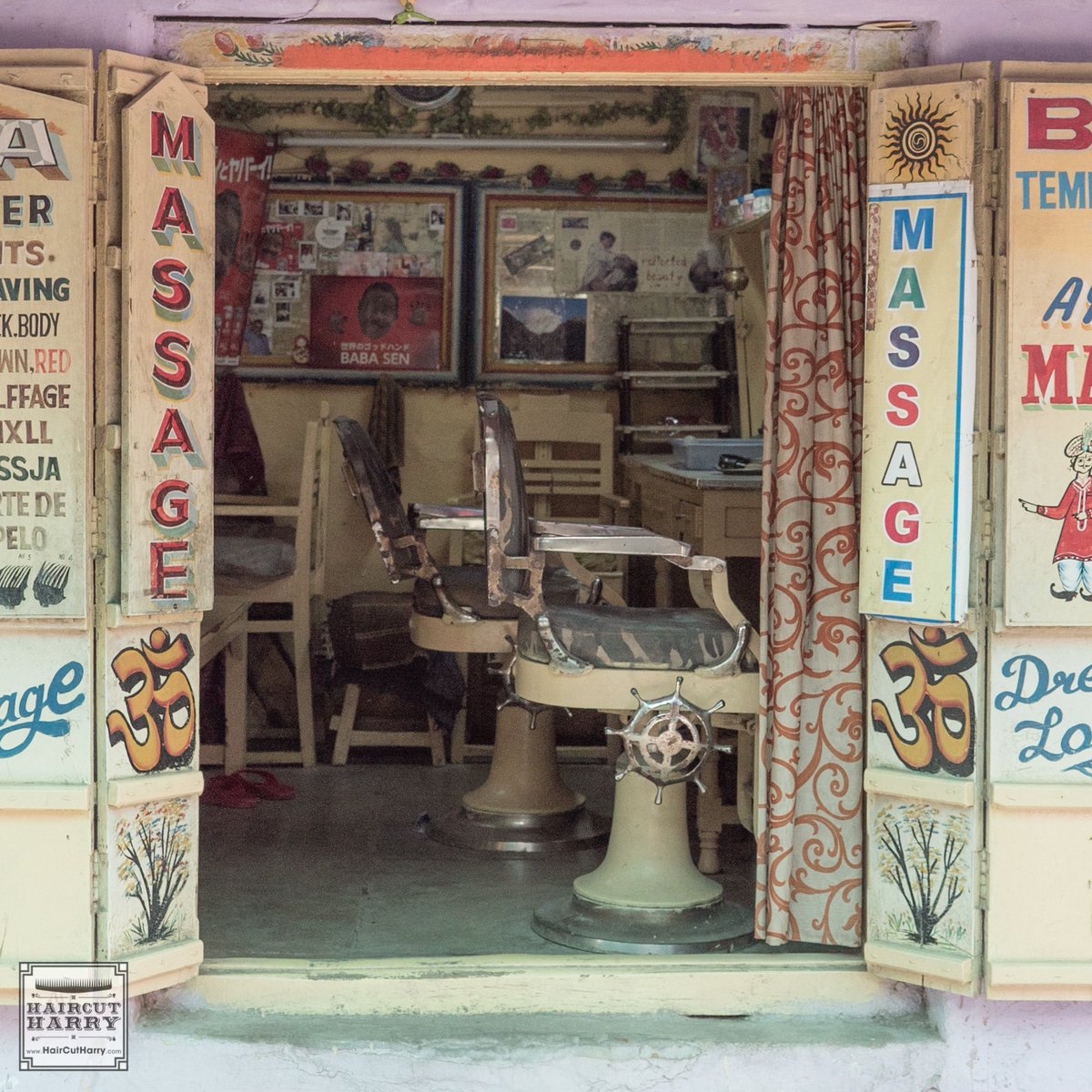 HairCutHarry's tweet photo. So glad we met @BabaTheCosmicBarber in #Pushkar #India Here is his historic shop in the old market.
#Travel #Explore #LiveLife #WanderLust #HairCutHarry #IndiaTourism #StreetBarber #Barber #BarberShop #Inspire #BabaTheCosmicBarber https://t.co/t1oVu3oqHq