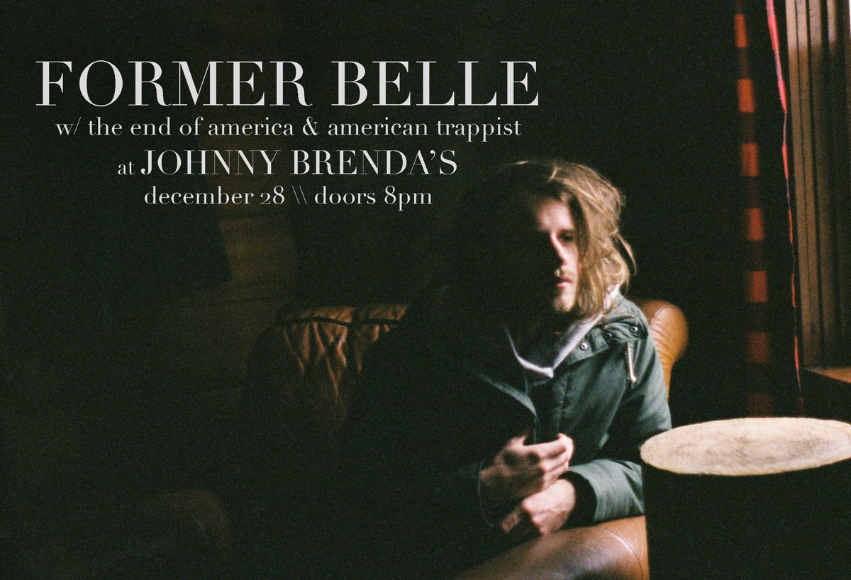 THURSDAY/Dec 28 at <a href="/johnnybrendas/">Johnny Brenda's</a> w/ our friends in <a href="/theendofamerica/">TEOA</a> &amp; <a href="/itsatrappe/">American Trappist</a> 🐝 Doors: 8pm / We are on at 9pm xo