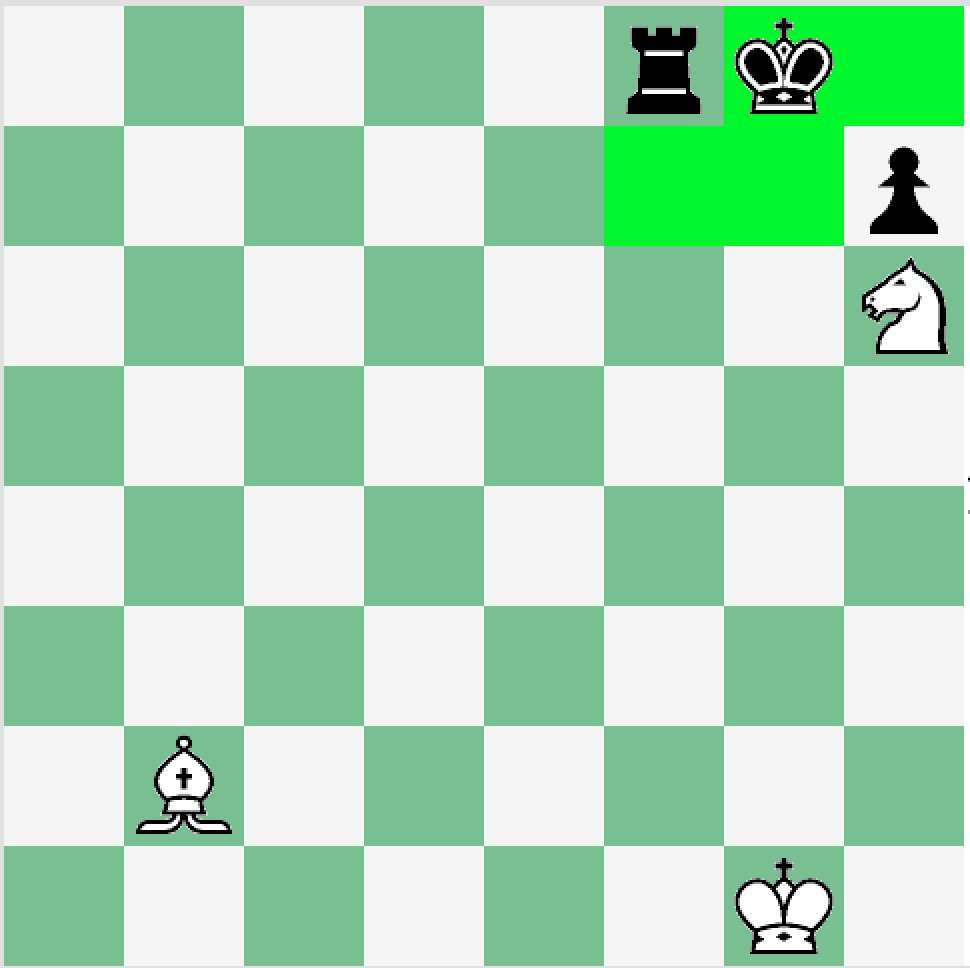 StaciaMelinda's tweet image. I honestly wasn't aware that a bishop and knight could be so deadly but it makes sense. The bishop covers one color complex and the knight the other. I hope to remember this pattern in my games. #attackingchess #chesspatterns 🙃