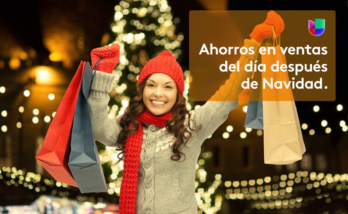 UnivisionCard's tweet photo. Aproveche y ahorre en artículos el día después de Navidad. 
Entérese más: https://t.co/edOU1afDe9 https://t.co/tPY5DRpfbs