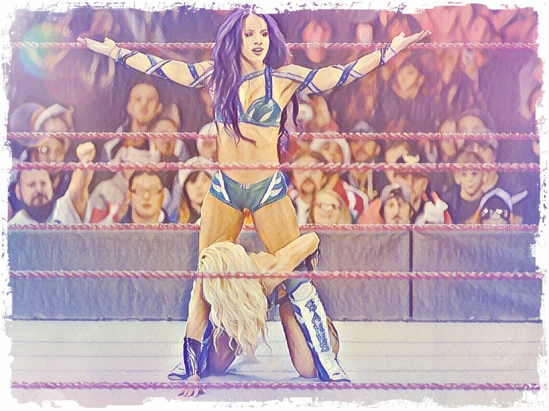 Jason_Gilliam05's tweet photo. @SashaBanksWWE photos edits from last raw #LegitBoss #bossesmakebank #skysthelimt #BL2017 #BossTown #imtheboss https://t.co/Whcv5G68Ze