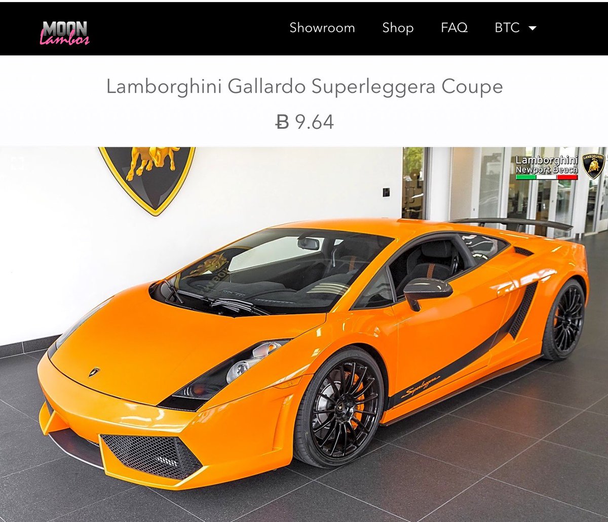 mikko's tweet photo. Online store selling lambos for BTC and ETH. moonlambos.io https://t.co/4IBi8vKmNW