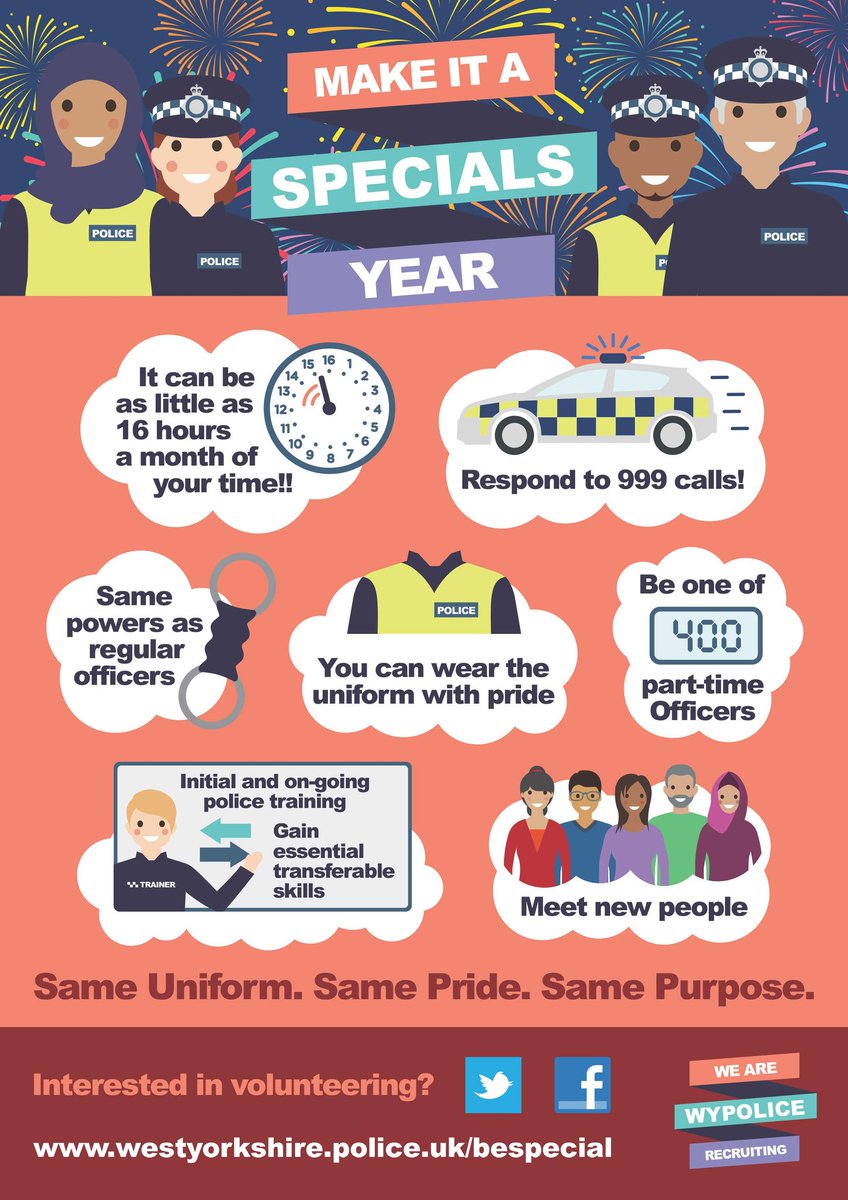 WYP_WDTeam5's tweet photo. Want to make a difference within your community as well as gain valuable life skills?
@WYP_Specials recruitment opens on the 5th January 2018, register by visiting our website https://t.co/AhKbfSrvcG
#BeSpecial
#SameUniform
#SamePride
#SamePurpose https://t.co/Gwo4FQgTCp