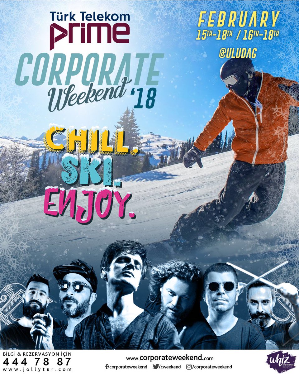 CWeekend's tweet photo. Get ready for Türk Telekom Prime Corporate @CWeekend 2018!
Check #CorporateWeekend Facebook event page for more info.
---
#TurkTelekomPrimeCorporateWeekend2018 için hazır mısınız?
Detaylar #CorporateWeekend Facebook etkinlik sayfasında. https://t.co/kEfbelzDys
