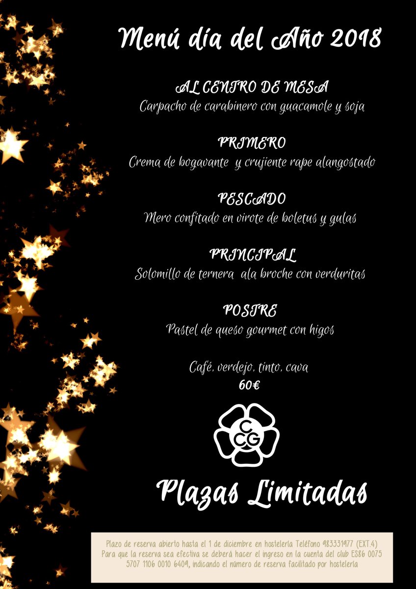 트위터의 Club De Campo La Galera 님 Buenos Días En La última Semana Del 2017 Queremos Recordarte Que El Primer Día Del 2018 Puedes Venir A Comer Con Nosotros Así Que Te