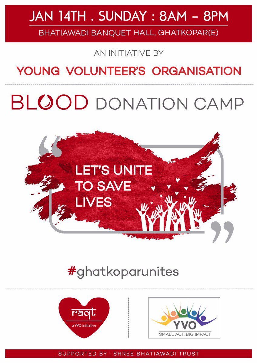 help_yvo's tweet photo. #HumansOfGhatkopar #YVO #Raqt #Donateblood #Blooddonation #Ghatkopar #GhatkoparUnites https://t.co/hn9zUn0MkE