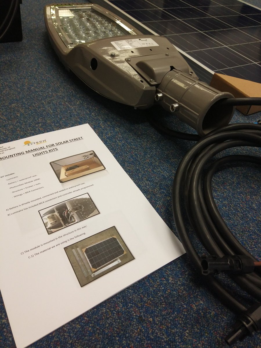 Zytech_Solar's tweet photo. Nuevo Kit de farola Solar con batería! Pídenos + info sin compromiso. Ensambladas en España con materiales de la mejor calidad.

Descarga la ficha: https://t.co/BelJJwswZs https://t.co/KvajMXOGfR