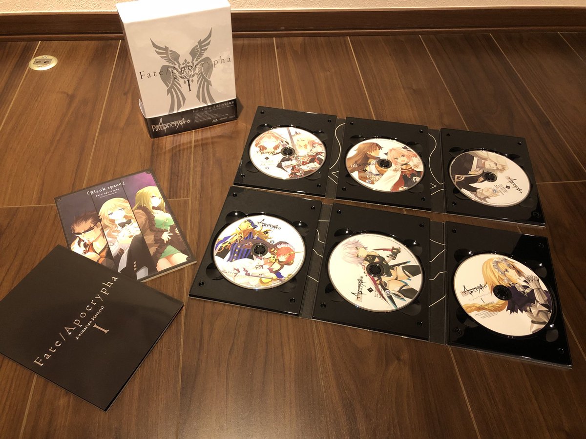 Fate/Apocrypha Blu-ray Box届きました！！中身の特典が結構豪華で満足