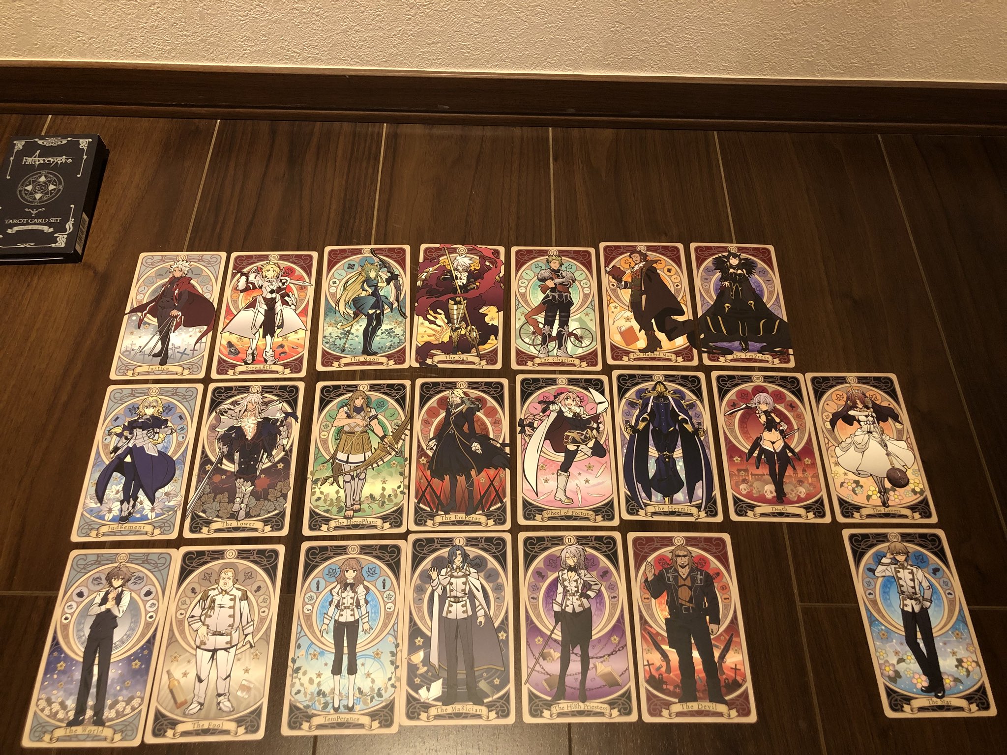 Fate Apocrypha タロット カード Blu-ray BoxⅠ購入特典 Fate Apocrypha タロット カード Blu-ray BoxⅠ購入特典 東方不敗 on X