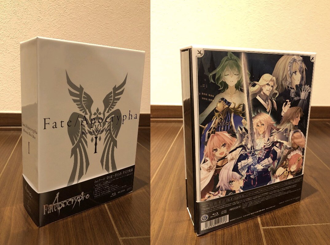 Fate/Apocrypha Blu-ray Box届きました！！中身の特典が結構豪華で満足