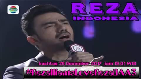 Bismillah ya Allah...Semoga Allah sllu beri kemudahan n kelancaran disetiap perfom Reza n sukses menampilkan yg terbaik. N semoga sehat sllu n sllu dlm lindungan Allah Swt. Aamiin ya Allah.🙏🙏
#RezalliantsLoveRezaDAA3