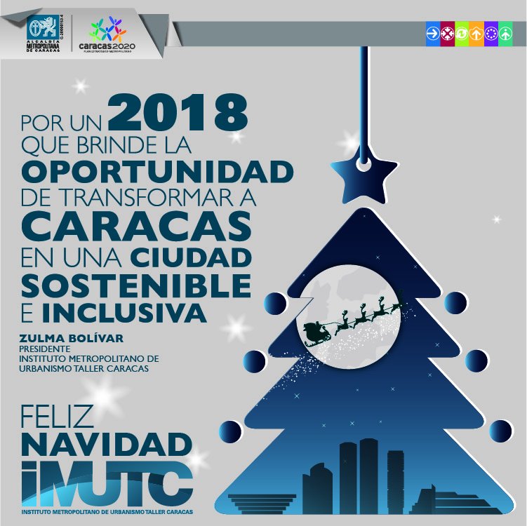 plancaracas2020's tweet photo. Feliz Navidad les desea el equipo del #IMUTC @A_Metropolitana https://t.co/50egsiHfmY