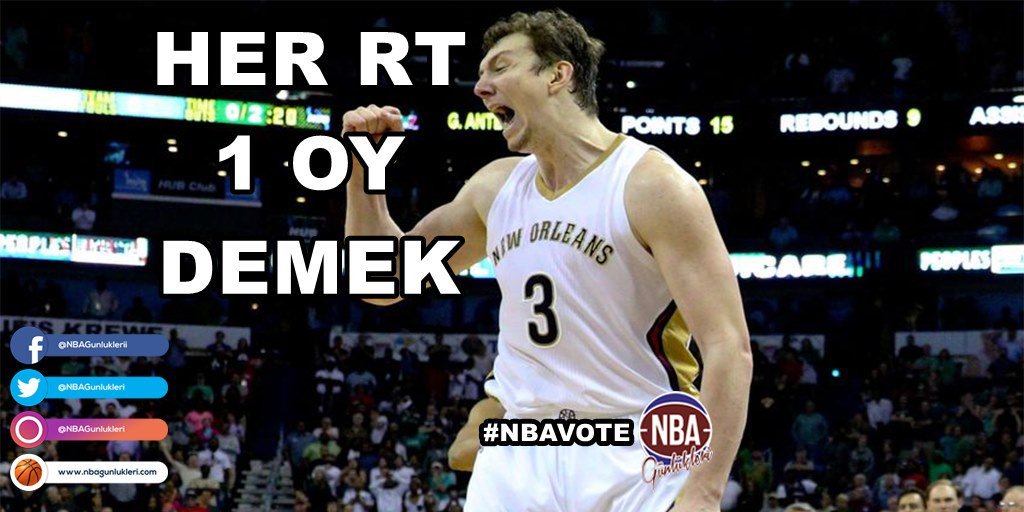 HER RT 1 OY DEMEK! #NBAVOTE ÖMER AŞIK