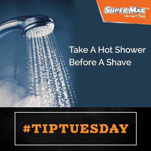 SuperMaxWorld's tweet photo. For an amazing shaving experience, heat the pores of your face with a hot towel. This will soften the hairs and give a closer shave.
#TipTuesday #SuperMax #ILikeHowItFeels #SuperShave #Tips4You https://t.co/0tQJEGClbE