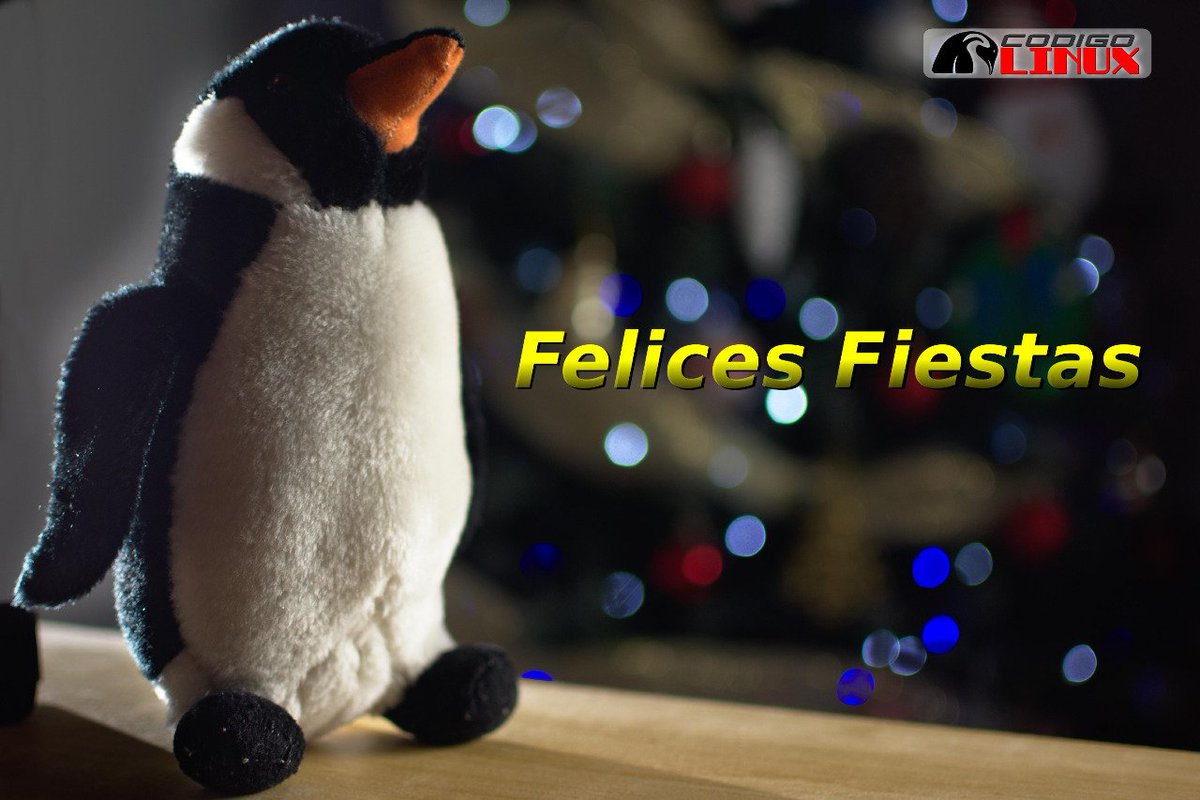 CodigoLinux's tweet image. Felices Fiestas 2017