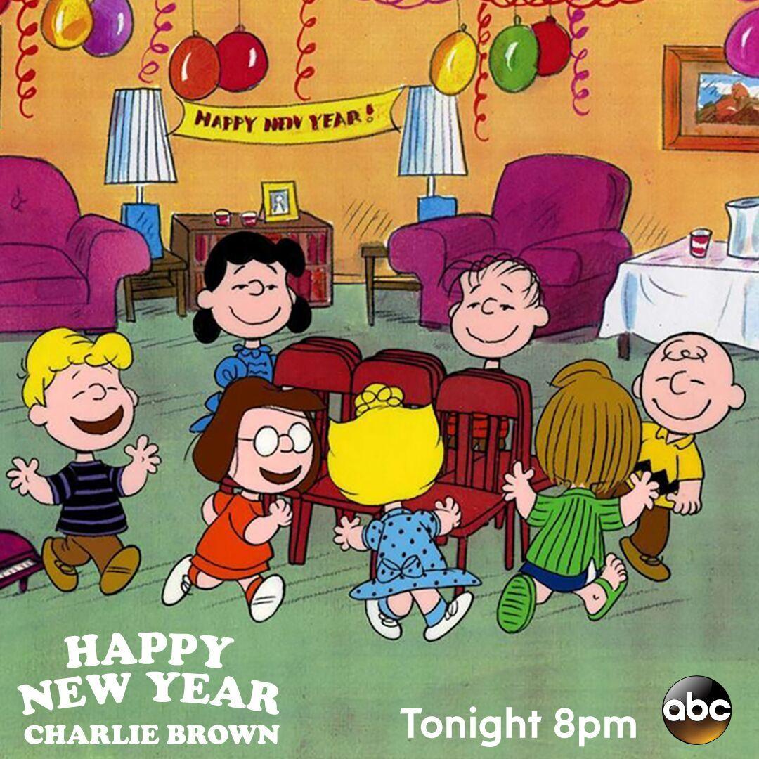 The Peanut gang is celebrating the new year! Tune in to 6abc for "Happy