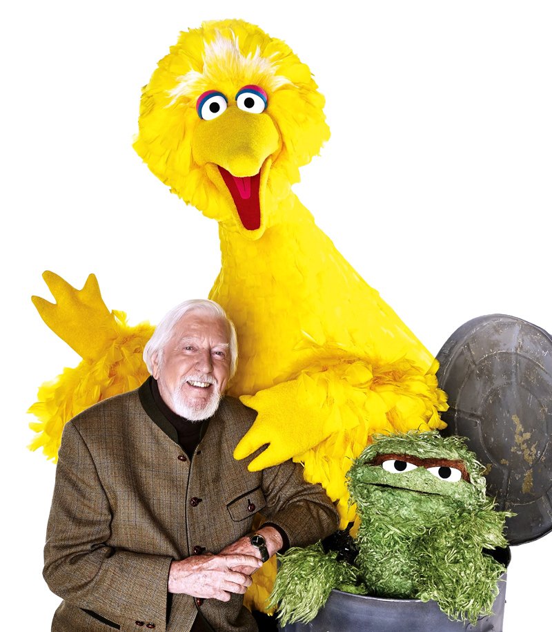 Happy Birthday to the great Caroll Spinney, a.k.a. Big Bird and Oscar the Grouch 