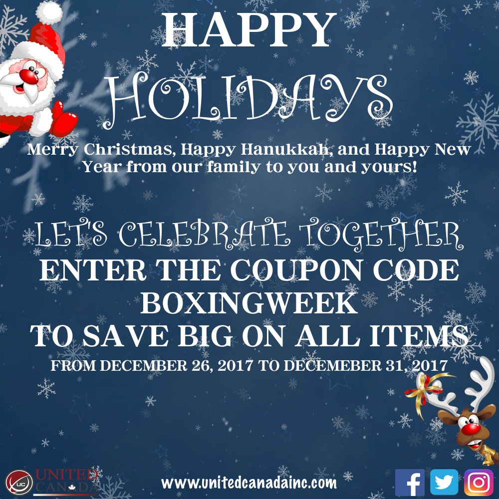 unitedcanadainc's tweet photo. BOXING WEEK SALE. Save big on ALL our items by entering the coupon code: BOXINGWEEK. Visit https://t.co/skeTTT8oAd for more details.
#unitedcanada #standingdesk #boxingday #boxingweek #boxingsale #sitstanddesk #design #fitness #corporate #office #home #desk #interior https://t.co/VL3F2R2vkl