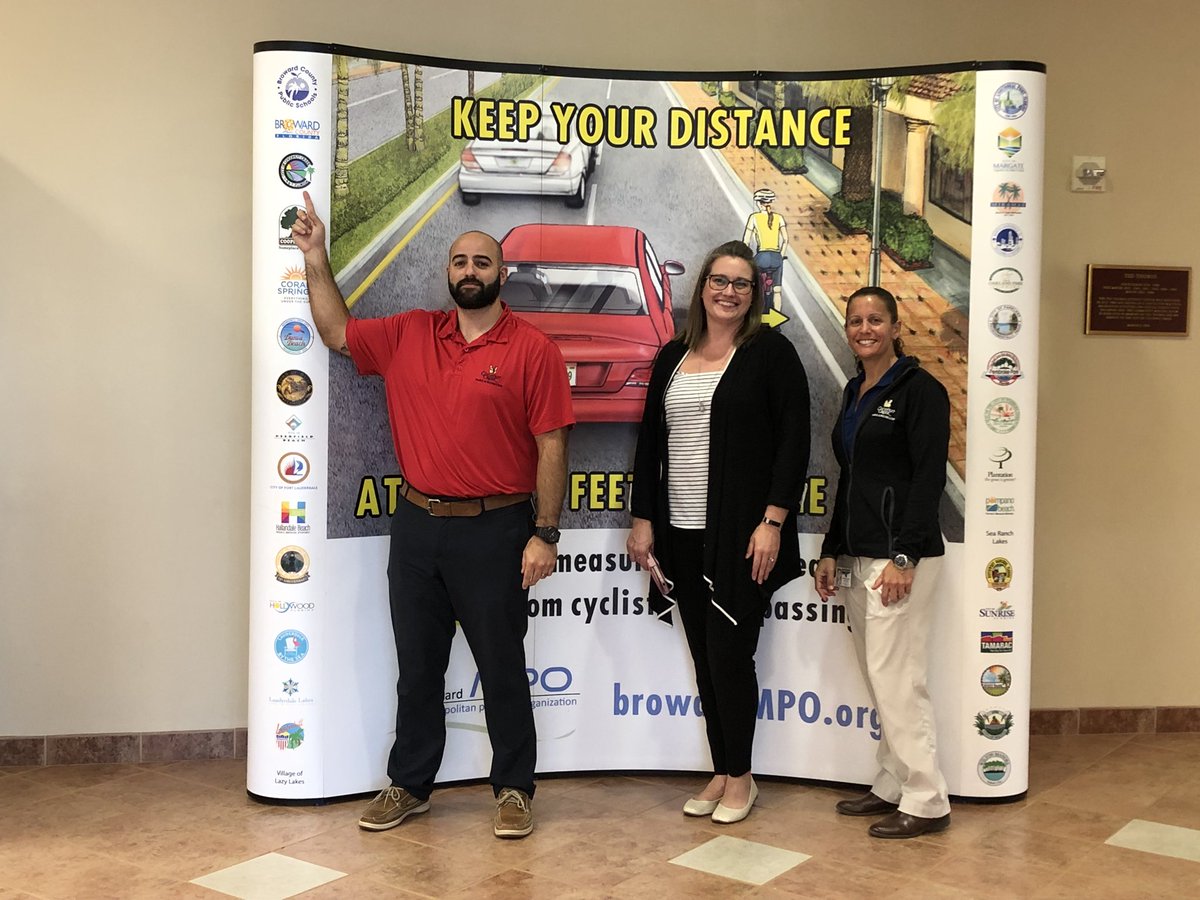 SpeakUp_Broward's tweet photo. Last week @MPOAnthea & @MPOErica dropped the #BrowardMPO #BikeSafety Booth off at the @CoconutCreekGov Community Center #bikingrules #MPOonTour https://t.co/iXRbeWQxgF