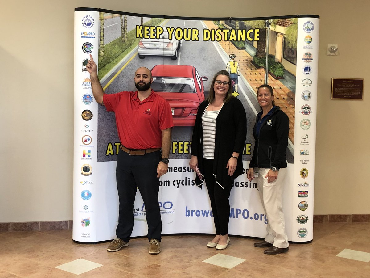 SpeakUp_Broward's tweet photo. Last week @MPOAnthea & @MPOErica dropped the #BrowardMPO #BikeSafety Booth off at the @CoconutCreekGov Community Center #bikingrules #MPOonTour https://t.co/iXRbeWQxgF