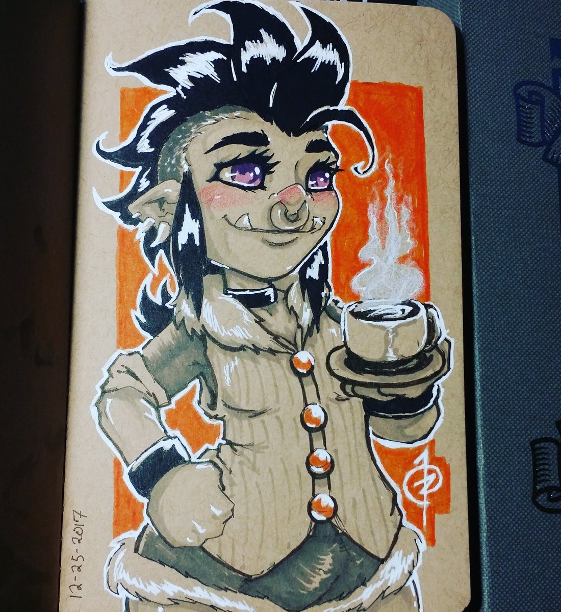 MrRentaro's tweet photo. A true warrior takes time to reflect and remains humble to what they have learned.
#sketchery #dailydoodle #sketchwallet #TacticalTuesday #holidaysweater #abuelitachocolate #champurrado #orcbabe #orc #tusks #tonedpaper #sakuramicron #gellyroll https://t.co/uXU0aAycyP