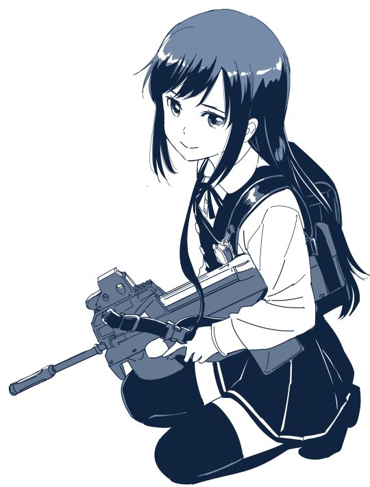 朝潮(艦隊これくしょん) ,asashio_kai_ni_(kancolle) 「今年はあまりらくがきできなかったなあ…朝潮は気楽に描いたらなんかいい感じになって」|相田裕@「勇気あるものより散れ」連載中のイラスト