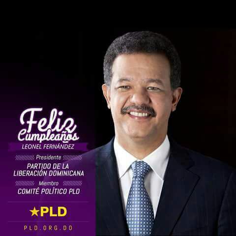 JVilorio's tweet photo. Muchísimas Felicidades para el Dr. @LeonelFernandez en su cumpleaños no. 64 que el señor lo siga guiando por el camino del éxito. @PLDenlinea https://t.co/ULRHn7oQxZ