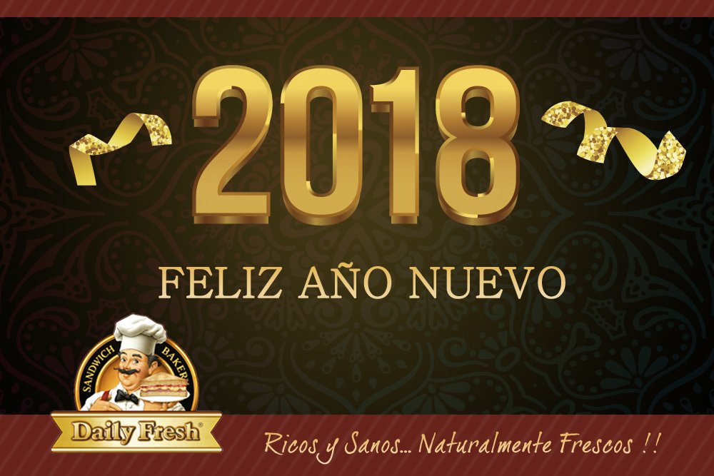 Que el 2018 sea un año lleno de alegrías, desafíos y prosperidad