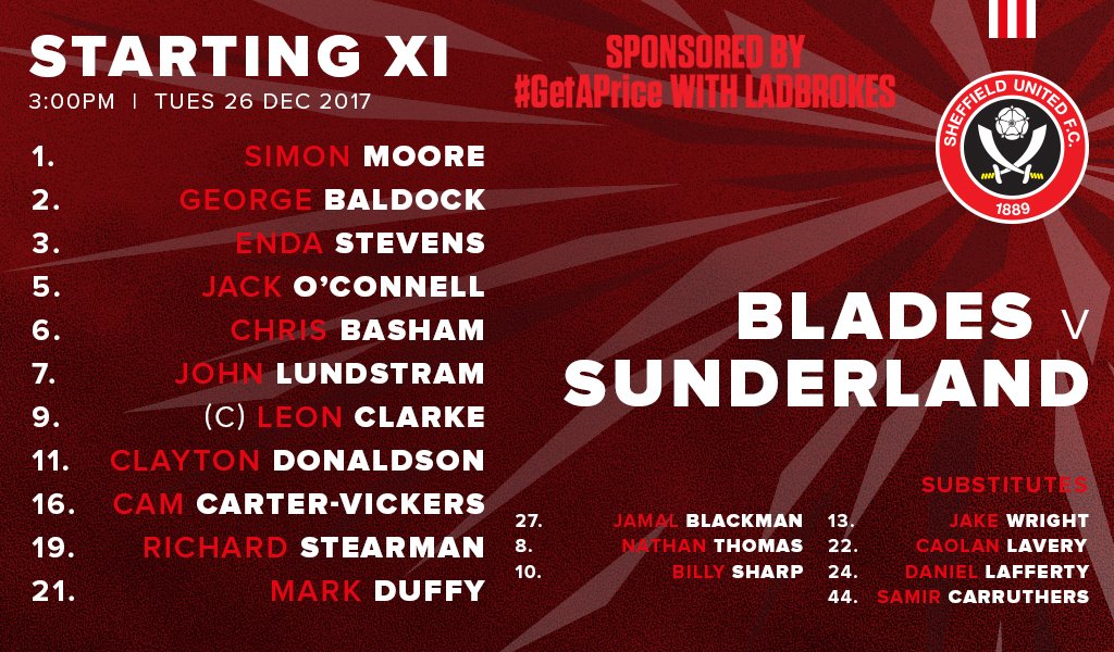***Sheffield United vs Sunderland***  Page 2  RTG Sunderland Message