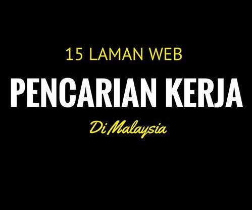 IzzadZahari's tweet photo. 15 Laman Web Kerja untuk anda. Harap membantu 😉 

#KitaOK https://t.co/oodqx3QFtj