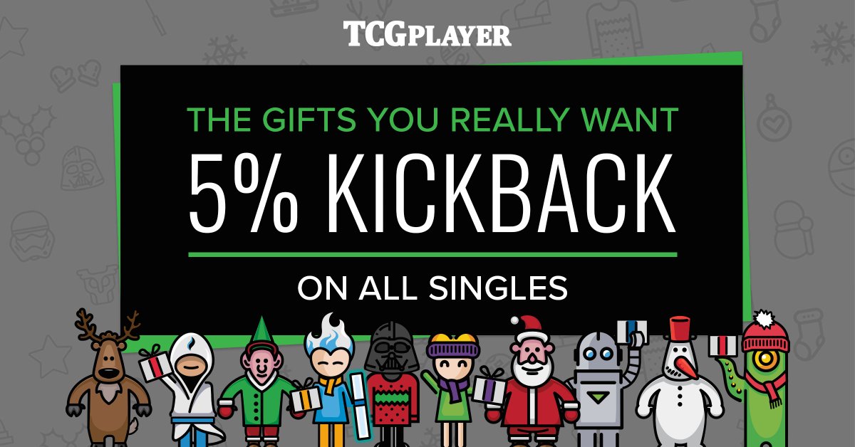 PKMatTCGPlayer's tweet photo. Finds the cards your deck needs, get the gift of 5% back! Our deals ends tonight: https://t.co/mF2PBmqFB5 https://t.co/4c041ecnuZ